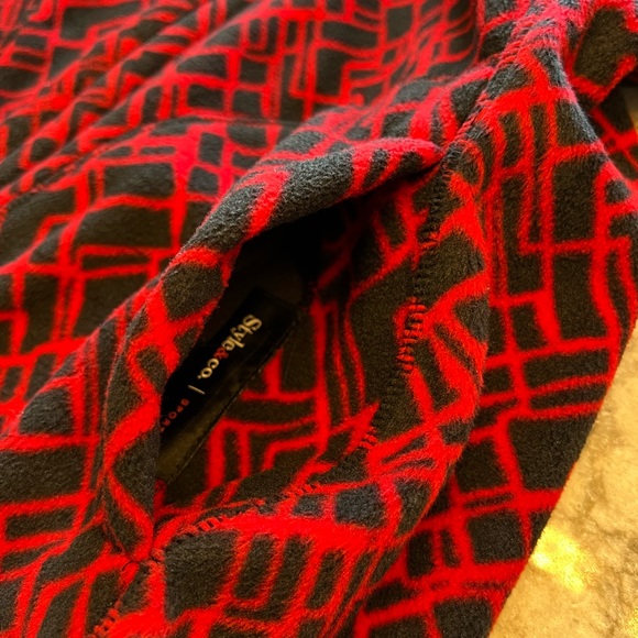 Style & Co Reversible Double Style Black & Red Zipper Jacket - Size Large - Picture 10 of 14